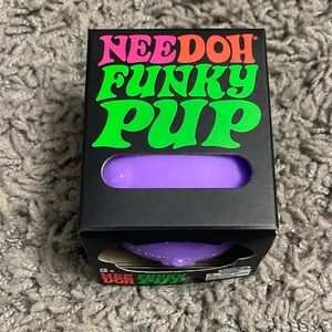 NEEDOH Funky Pup Purple Toy
